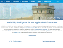 Tablet Screenshot of intellimagic.com